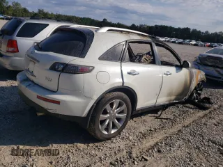 2007 Infiniti FX35 with VIN JNRAS08U17X101801, listed as a Copart auction lot 76239214 with 0 mi miles and Non Repairable. Bid and sale history available at carsss.com. Image 3.