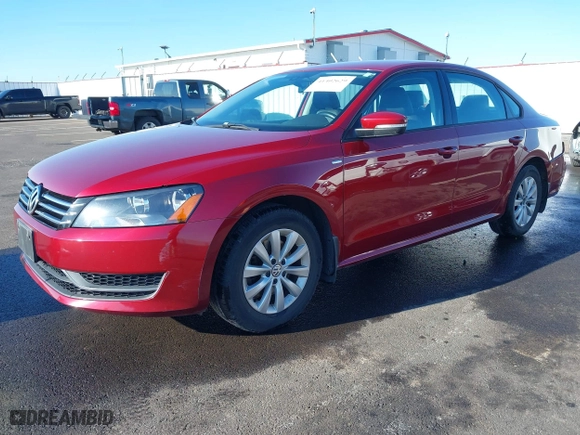 2015 Volkswagen Passat 1.8T Wolfsburg Ed with VIN 1VWAT7A34FC014548, listed as a IAAI auction lot 41402629 with 90,133 mi miles. Bid and sale history available at carsss.com. Image 18.
