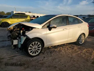 2017 Ford Fiesta Titanium with VIN 3FADP4CJ1HM123863, listed as a Copart auction lot 80270774 with 66,911 mi miles and Salvage Title. Bid and sale history available at carsss.com. Image 1.
