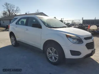 2017 Chevrolet Equinox LS with VIN 2GNALBEK9H1585878, listed as a Copart auction lot 47067835 with 124,186 mi miles and Salvage Title. Bid and sale history available at carsss.com. Image 4.