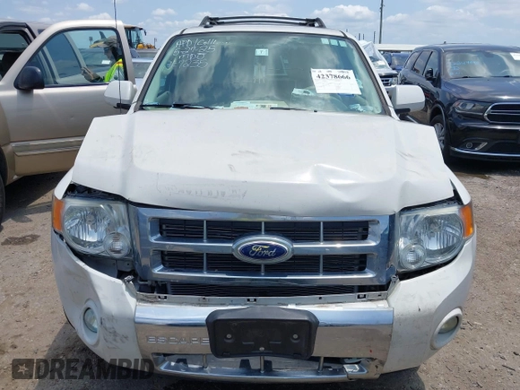 2010 Ford Escape Limited with VIN 1FMCU9E72AKC27235, listed as a IAAI auction lot 42378666 with 112,991 mi miles and . Bid and sale history available at DreamBid. Image 11.