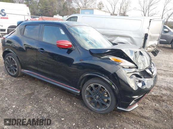 2015 Nissan Juke SV with VIN JN8AF5MV7FT554864, listed as a IAAI auction lot 41524495 with 159,075 mi miles. Bid and sale history available at carsss.com. Image 1.