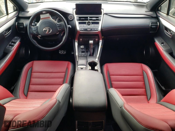 2020 Lexus NX with VIN JTJSARDZ6L2233325, listed as a Copart auction lot 48878575 with 0 mi miles and Salvage Title. Bid and sale history available at carsss.com. Image 8.