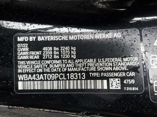 2023 BMW 4 Series 430i xDrive with VIN WBA43AT09PCL18313, listed as a Copart auction lot 45157215 with 20,055 mi miles and Salvage Title. Bid and sale history available at DreamBid. Image 13.