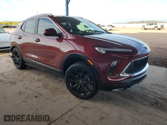 2025 Buick Encore GX Sport Touring with VIN KL4AMESL6SB021238, listed as a Copart auction lot 53388085 with 4,518 mi miles and Salvage title. Bid and sale history available at DreamBid. Image 4.