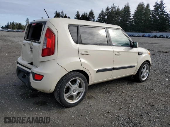 2012 Kia Soul with VIN KNDJT2A55C7435982, listed as a Copart auction lot 49615215 with 119,482 mi miles and Salvage Title. Bid and sale history available at carsss.com. Image 3.