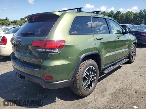 2020 Jeep Grand Cherokee Trailhawk z VIN 1C4RJFLG5LC378351, wystawiony jako Copart lot #64260415 z przebiegiem 53 762 mil mil oraz Szkoda całkowita • Salvage title. Historia ofert i sprzedaży dostępna na DreamBid. Obrazek 3.