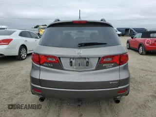 2007 Acura RDX Technology with VIN 5J8TB18507A001104, listed as a Copart auction lot 53755225 with 124,790 mi miles and Salvage Title. Bid and sale history available at carsss.com. Image 6.