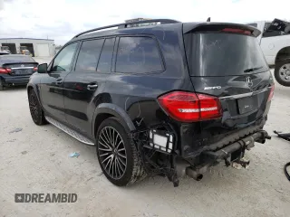 2018 Mercedes-Benz GLS with VIN 4JGDF7FE2JB024457, listed as a Copart auction lot 42387763 with 81,239 mi miles. Bid and sale history available at carsss.com. Image 2.