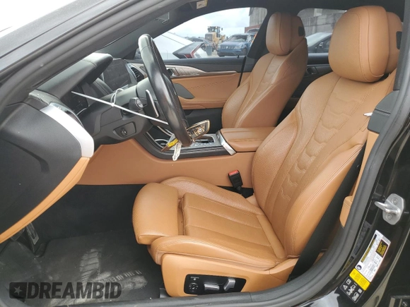 2021 BMW 8 Series M850i with VIN WBAGV8C08MCF72058, listed as a Copart auction lot 82167593 with 36,132 mi miles and Clean title. Bid and sale history available at DreamBid. Image 7.