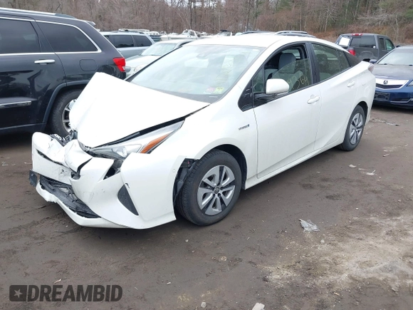 2018 Toyota Prius Two with VIN JTDKARFU8J3059124, listed as a IAAI auction lot 41709364 with 79,982 mi miles. Bid and sale history available at carsss.com. Image 18.