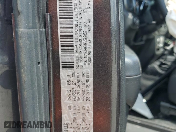 2019 Jeep Wrangler Sport S with VIN 1C4GJXAG4KW569059, listed as a Copart auction lot 60546945 with 57,131 mi miles and Non repairable. Bid and sale history available at DreamBid. Image 13.