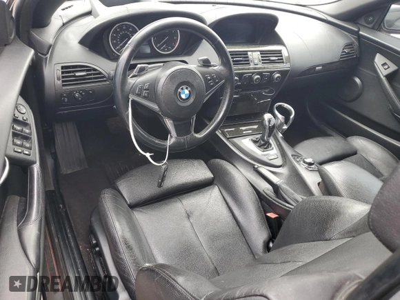 2010 BMW 6 Series 650i z VIN WBAEB5C57AC224979, wystawiony jako Copart lot #80849124 z przebiegiem 157 782 mil mil oraz Czysty tytuł • Clean title. Historia ofert i sprzedaży dostępna na DreamBid. Obrazek 8.