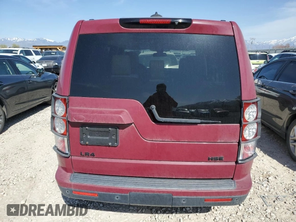 2012 Land Rover LR4 HSE with VIN SALAG2D40CA626728, listed as a Copart auction lot 53902675 with Not Provided miles and Clean Title. Bid and sale history available at DreamBid. Image 6.