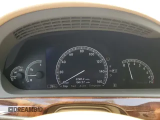 2007 Mercedes-Benz S 550 with VIN WDDNG71XX7A103152, listed as a Copart auction lot 60936705 with 106,127 mi miles and Salvage title. Bid and sale history available at DreamBid. Image 9.