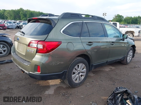 2016 Subaru Outback Premium with VIN 4S4BSBFCXG3358453, listed as a IAAI auction lot 42542126 with 166,594 mi miles and . Bid and sale history available at DreamBid. Image 4.
