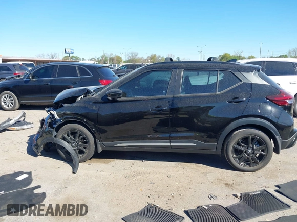 2023 Nissan Kicks SR with VIN 3N1CP5DV7PL553062, listed as a IAAI auction lot 41839815 with 14,850 mi miles. Bid and sale history available at carsss.com. Image 14.