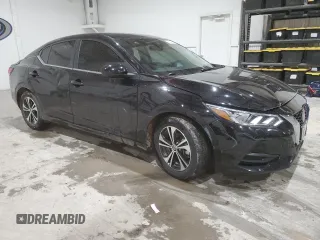 2023 Nissan Sentra SV with VIN 3N1AB8CV8PY263523, listed as a Copart auction lot 46348595 with 25,600 mi miles and Clean Title. Bid and sale history available at DreamBid. Image 4.