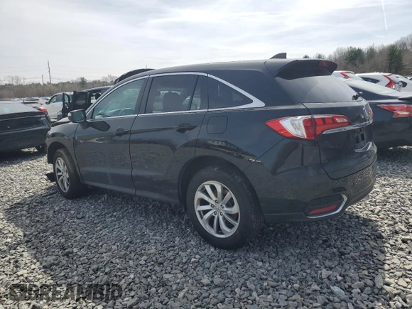 2018 Acura RDX w/Technology Pkg with VIN 5J8TB4H54JL016525, listed as a Copart auction lot 50760575 with 0 mi miles and Salvage Title. Bid and sale history available at carsss.com. Image 2.