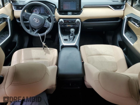 2019 Toyota RAV4 XLE with VIN JTMP1RFV6KD518001, listed as a Copart auction lot 58648895 with 44,309 mi miles and Salvage title. Bid and sale history available at DreamBid. Image 8.
