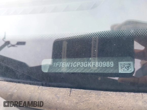 2016 Ford F-150 XL с VIN 1FTEW1CP3GKF80989, выставлен на аукционе IAAI как лот 42651518 с пробегом 136 929 миль миль и . История ставок и продаж доступна на DreamBid. Изображение 9.