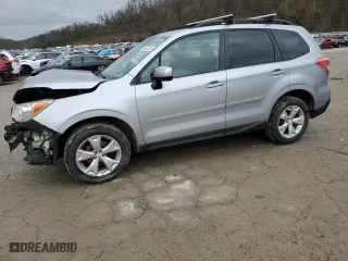 2015 Subaru Forester 2.5i Premium with VIN JF2SJADC4FH436801, listed as a Copart auction lot 45383325 with 100,154 mi miles and Salvage Title. Bid and sale history available at carsss.com. Image 1.