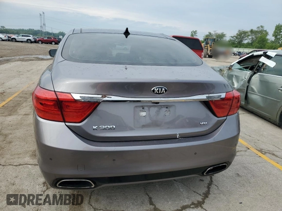 2015 Kia K900 Luxury with VIN KNALW4D48F6019883, listed as a Copart auction lot 58832735 with 59,086 mi miles and Salvage title. Bid and sale history available at DreamBid. Image 6.