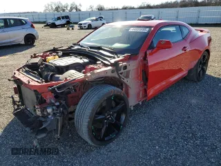 2017 Chevrolet Camaro 1SS with VIN 1G1FE1R74H0190018, listed as a Copart auction lot 44955555 with 61,834 mi miles and Salvage Title. Bid and sale history available at carsss.com. Image 1.