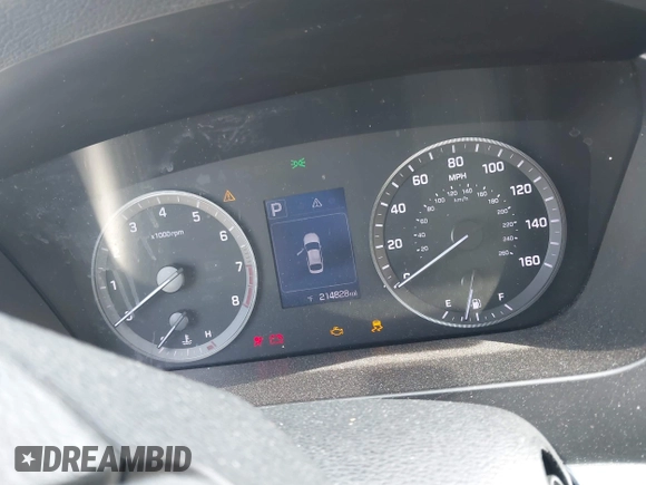 2015 Hyundai Sonata SE with VIN 5NPE24AF3FH007353, listed as a IAAI auction lot 42103884 with 214,828 mi miles and . Bid and sale history available at DreamBid. Image 7.