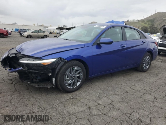 2024 Hyundai Elantra SEL with VIN KMHLM4DG6RU762928, listed as a Copart auction lot 52983615 with 3,462 mi miles and Salvage Title. Bid and sale history available at carsss.com. Image 1.