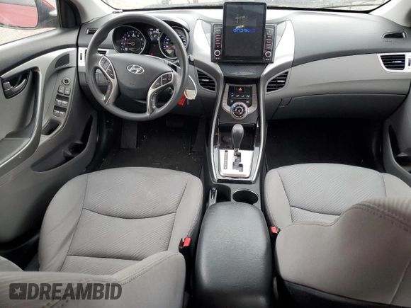 2013 Hyundai Elantra GLS with VIN 5NPDH4AE2DH332316, listed as a Copart auction lot 54686925 with 87,363 mi miles and Salvage title. Bid and sale history available at DreamBid. Image 8.