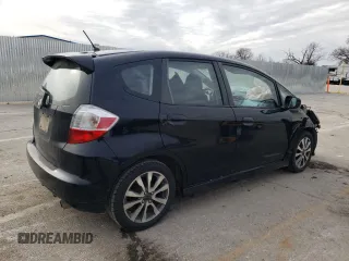2013 Honda Fit Sport with VIN JHMGE8H58DC009921, listed as a Copart auction lot 44531945 with 0 mi miles and Salvage Title. Bid and sale history available at carsss.com. Image 3.