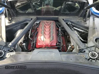 2022 Chevrolet Corvette 2LT with VIN 1G1YB2D49N5124227, listed as a Copart auction lot 79536144 with 18,202 mi miles and Salvage Title. Bid and sale history available at carsss.com. Image 11.