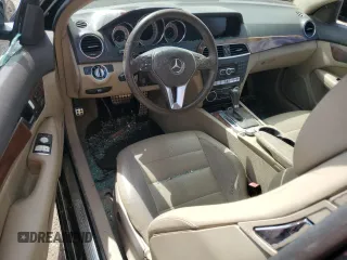 2012 Mercedes-Benz C 250 with VIN WDDGJ4HB0CF755536, listed as a Copart auction lot 58962955 with 117,349 mi miles and Salvage title. Bid and sale history available at DreamBid. Image 8.