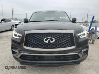 2021 Infiniti QX80 LUXE with VIN JN8AZ2AF6M9715895, listed as a Copart auction lot 72437294 with 42,582 mi miles and Salvage Title. Bid and sale history available at carsss.com. Image 5.