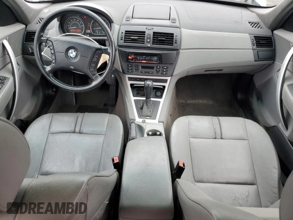 2004 BMW X3 2.5i with VIN WBXPA73434WC40705, listed as a Copart auction lot 85604554 with 157,616 mi miles and Salvage Title. Bid and sale history available at carsss.com. Image 8.