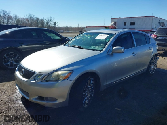 2006 Lexus GS 300 with VIN JTHCH96S460004367, listed as a IAAI auction lot 41875393 with 242,158 mi miles. Bid and sale history available at carsss.com. Image 2.