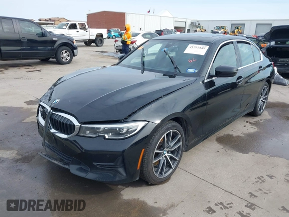 2020 BMW 3 Series 330i with VIN 3MW5R1J06L8B14835, listed as a IAAI auction lot 41722889 with 1 mi miles. Bid and sale history available at carsss.com. Image 18.