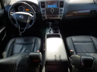 2015 Nissan Armada Platinum z VIN 5N1BA0NE4FN609366, wystawiony jako Copart lot #48256155 z przebiegiem 125 468 mil mil oraz Szkoda całkowita • Salvage title. Historia ofert i sprzedaży dostępna na DreamBid. Obrazek 8.