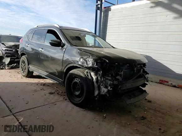 2017 Nissan Rogue SV with VIN KNMAT2MT5HP510648, listed as a Copart auction lot 44515485 with 163,016 mi miles and Salvage title. Bid and sale history available at DreamBid. Image 11.