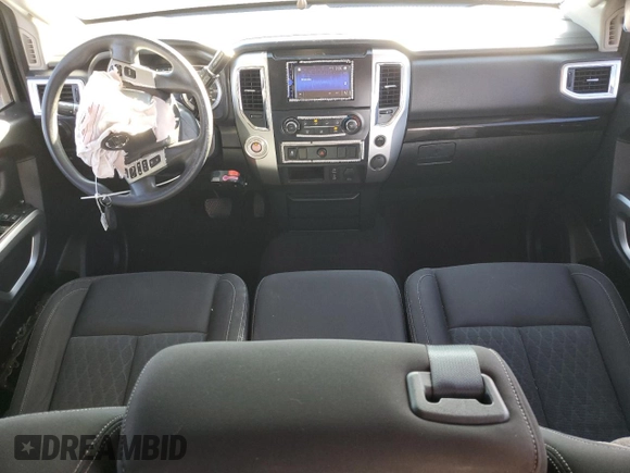 2017 Nissan Titan SV with VIN 1N6AA1EK4HN546507, listed as a Copart auction lot 88555005 with 92,276 mi miles and Salvage title. Bid and sale history available at DreamBid. Image 8.