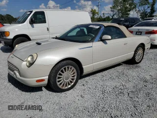 2005 Ford Thunderbird 50th Anniversary with VIN 1FAHP69A55Y107329, listed as a Copart auction lot 54962955 with 69,875 mi miles and Clean Title. Bid and sale history available at DreamBid. Image 1.