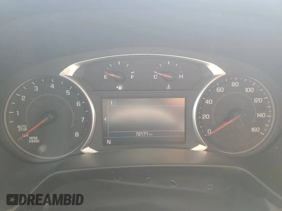 2020 Chevrolet Blazer LT with VIN 3GNKBCRS4LS553134, listed as a Copart auction lot 56344865 with 72,171 mi miles and Salvage title. Bid and sale history available at DreamBid. Image 9.