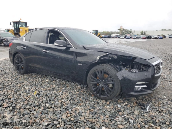 2016 Infiniti Q50 3.0t Premium with VIN JN1EV7AP5GM304636, listed as a Copart auction lot 48406115 with 115,463 mi miles and Salvage Title. Bid and sale history available at carsss.com. Image 4.