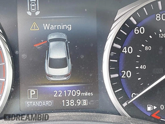 2014 Infiniti Q50 Hybrid Sport with VIN JN1AV7AP7EM690553, listed as a IAAI auction lot 42196341 with 221,709 mi miles and . Bid and sale history available at DreamBid. Image 15.
