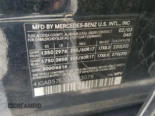 2003 Mercedes-Benz M-Class 3.7L with VIN 4JGAB57E33A423078, listed as a Copart auction lot 70934244 with 136,210 mi miles and Clean Title. Bid and sale history available at carsss.com. Image 13.