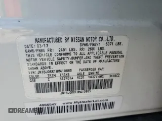 2017 Infiniti QX50 z VIN JN1BJ0RR1HM410885, wystawiony jako Copart lot #58942805 z przebiegiem 94 889 mil mil oraz Szkoda całkowita • Salvage title. Historia ofert i sprzedaży dostępna na DreamBid. Obrazek 13.