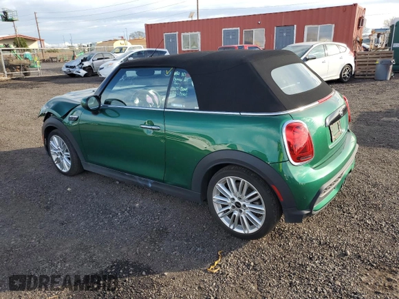2024 MINI Convertible Cooper S with VIN WMW43DL03R3R99976, listed as a Copart auction lot 88112225 with 17,104 mi miles and Clean title. Bid and sale history available at DreamBid. Image 2.