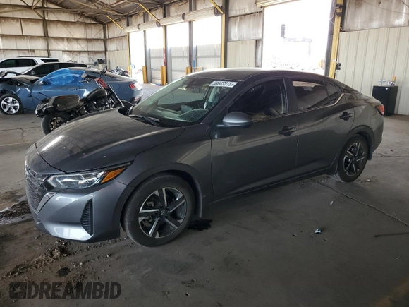 2024 Nissan Sentra SV с VIN 3N1AB8CV0RY377955, выставлен на аукционе Copart как лот 58603515 с пробегом 16 062 миль миль и Списание • Salvage title. История ставок и продаж доступна на DreamBid. Изображение 1.