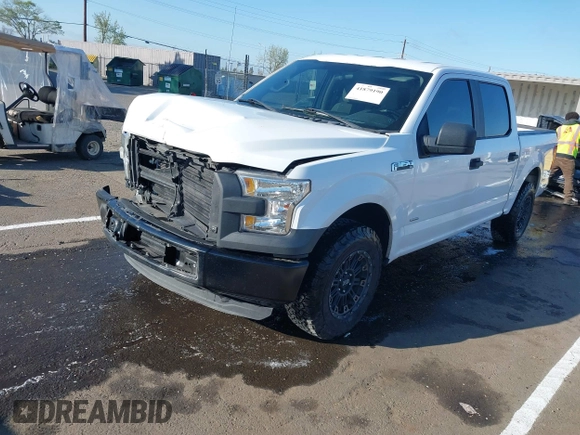 2017 Ford F-150 XL with VIN 1FTEW1CP4HKE20542, listed as a IAAI auction lot 41879190 with 100,998 mi miles. Bid and sale history available at carsss.com. Image 18.